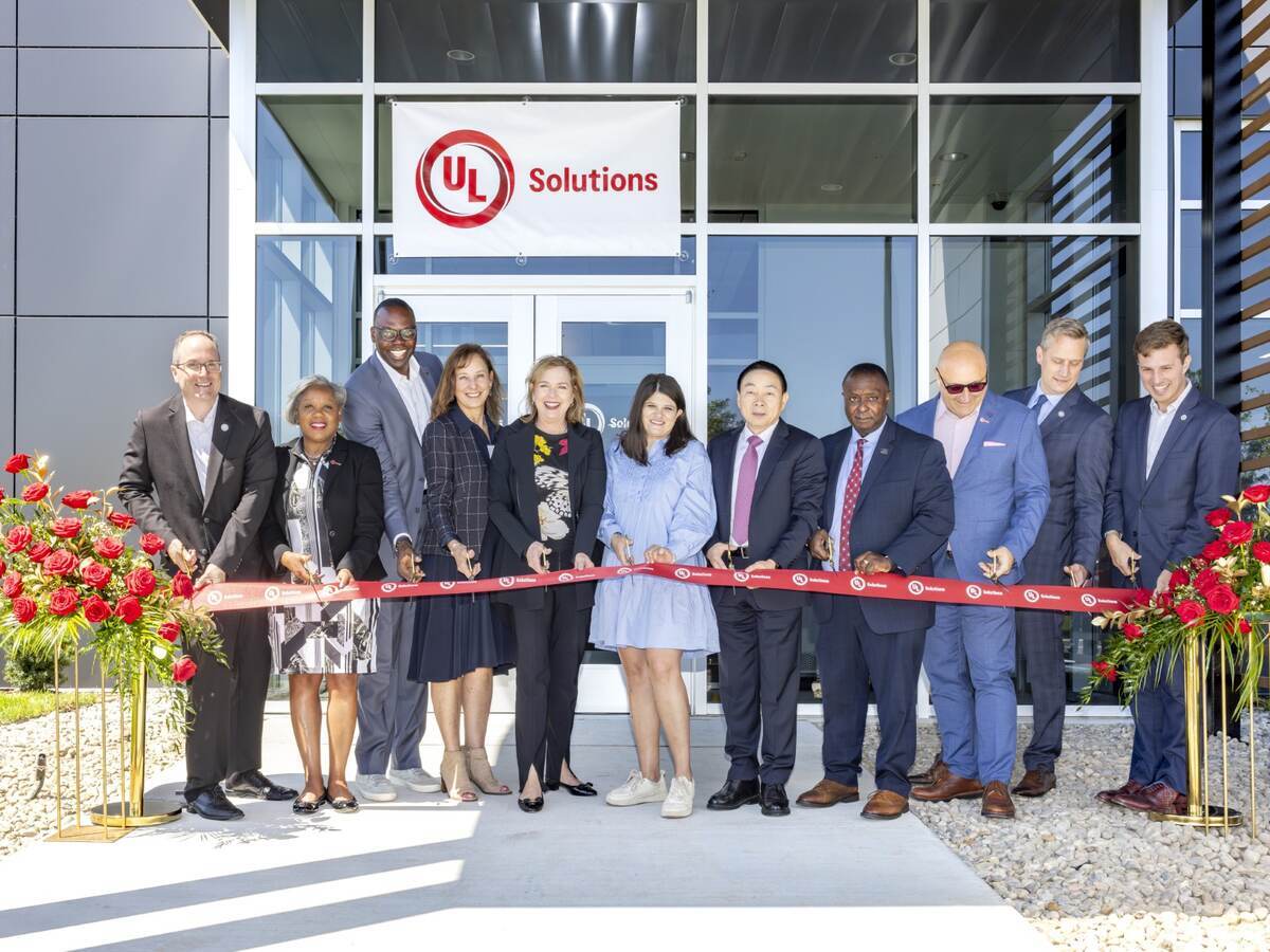 UL Solutions Ribbon cuttiing for new EV Laboratory