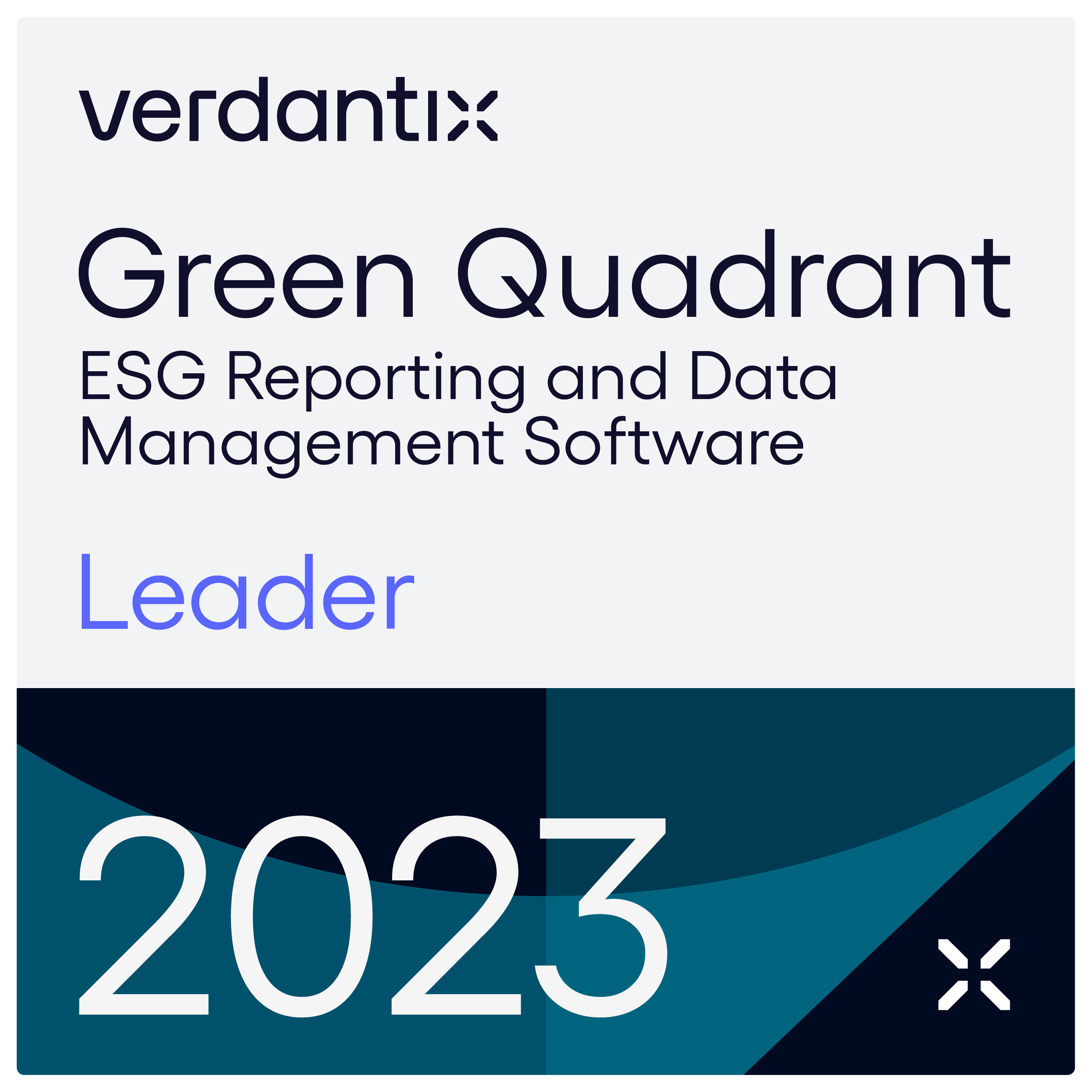Verdantix Green Quadrant badge for web page 2023